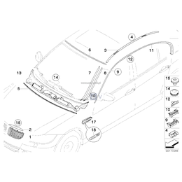 Listwa odprow. wodę prawa - 51137265164
