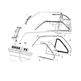 Listwa mask. przednia - 54210006411