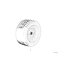 Koło zimowe kpl., alu., Opona Pirelli 210 Snow Sport - 36110025436