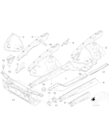 Element dźwigara podporowego, prawego - 41118199596