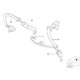 Pas bezpieczeństwa tylny - 72118174354