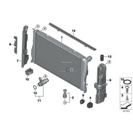 Oryginał BMW - 17107524912