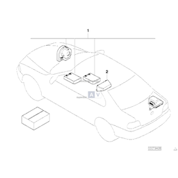 Obudowa konsoli środkowej - 51167024828