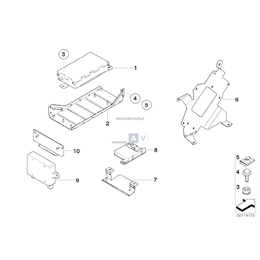 Uchwyt Telematics Control Unit - 84136924550