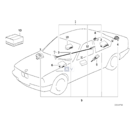 Zestaw doposażenia - autoalarm - 82119418000