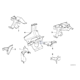 Wspornik sterownika hydraulicznego ABS - 41111975481