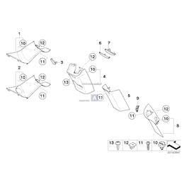 Osłona słupka B1, prawa - 51432756150