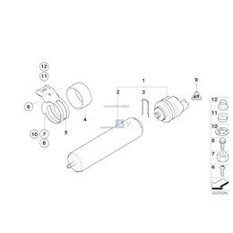 Filtr paliwa z podgrzewaczem - 13327812067