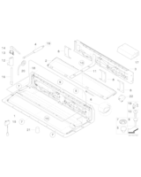 Uchwyt siłownika pneumatycznego, lewy - 51177117835