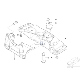 Rubber mounting - 22326771129