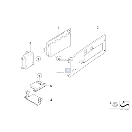 Uchwyt Telematics Control Unit - 84136924698