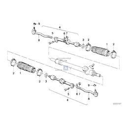 Drążek kierowniczy BMW E30 316i 318i 318is 320i 323i 324d 324td 325e 325ix 325i - 32111125186