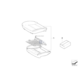 Fotel podstawowy, Rework kit standard - 52107242043