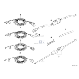 Przewód napr. pod. pow. ITS - 61129191749