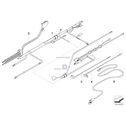 Kabel plus akumulatora - 61126931028