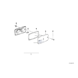 Szkło lampy przednie - 63141369166