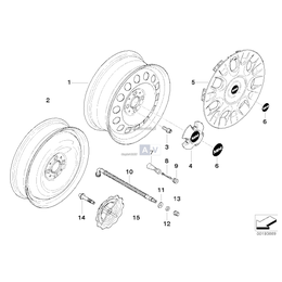 Oryginał BMW - 36136862440