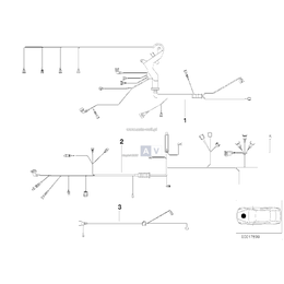 Wiązka przewodów silnika/sterownika - 12517506861
