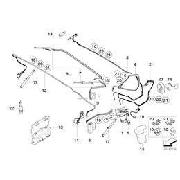 Przewód hydr. cylindra gł., pr. - 54347025598