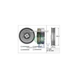 KOŁO PASOWE WAŁU KORBOWEGO BMW 1,5 F20/F30/F36