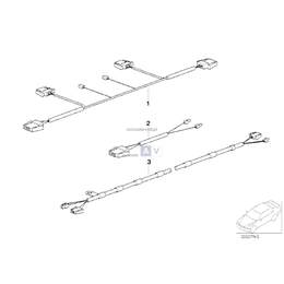 Przewód adapt. mocowania Hardtop'u - 61128366380