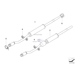 Oryginał BMW - 18307646551