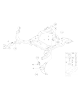 Przegub kulowy lewy - 31106779437