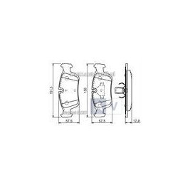 KLOCKI HAM. BMW P. E46 98-/E36 90-