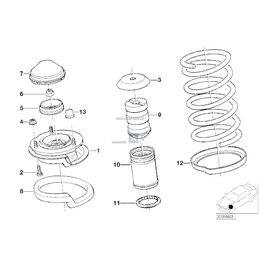 Gniazdo amortyzatora - 31331135577