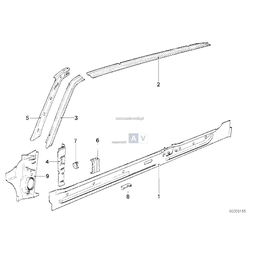 Wzmocnienie słupka prawego - 41001927392