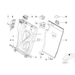 Osłona Isofix - 72147007994