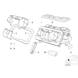 Górna obudowa dmuchawy - 64118391910