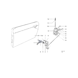 Element zdalny prawy - 51211811152