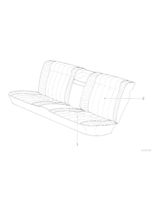 Poszycie op.,szt. sk.,nylon-braun,lewe - 52201850671