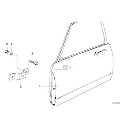 Drzwi przednie lewe - 41511887957