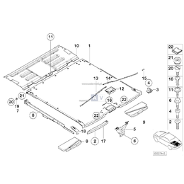 Kapturek ochronny podłogi ład. lewy - 51478238909