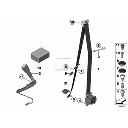 Oryginał BMW - 72117318323