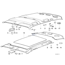 Osłona głośnika prawa - 51448149140