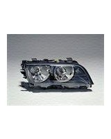 REFLEKTOR BMW SERIE 3 (E46/2) COUPE - CABRIOLET 05.2000 ->09.2001 PR KSENON D2S/H7 KOLOR RAMKI TYTAN