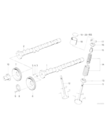 Zawór ssący z wym. trzonka +0,2mm - 11611316645