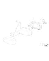 Lusterko zewn. Memory Bus, prawe - 51167153200