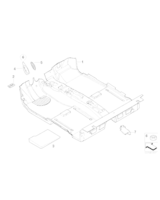 Element dystansowy obudowy spodniej - 51477038128