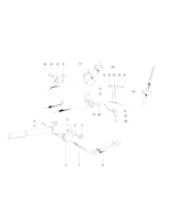 Linka hamulca ręcznego, lewa - 34412160464