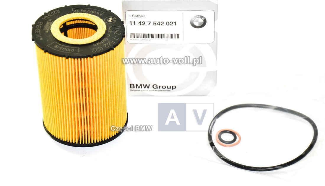 11427542021 Filtr oleju BMW E60 E65 E63 X5 540 550 650 740