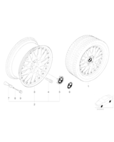 Obręcz koła aluminiowa, dwuczęściowa - 85329409994