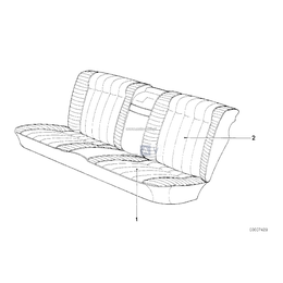 Poszycie op.,szt. sk.,nylon-braun,lewe - 52201855417