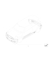 Osłona zderzaka tylna gruntowana - 51127264352