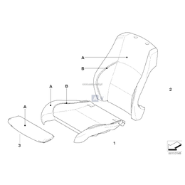 Poszycie podparcia ud - 52107962321