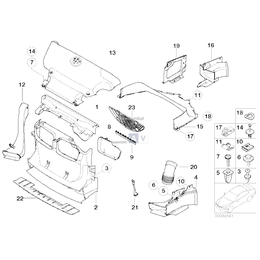 Kanał powietrza przedni - 51718268371