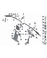 Osłona słupka C kolumny, tylna prawa - 51477286694